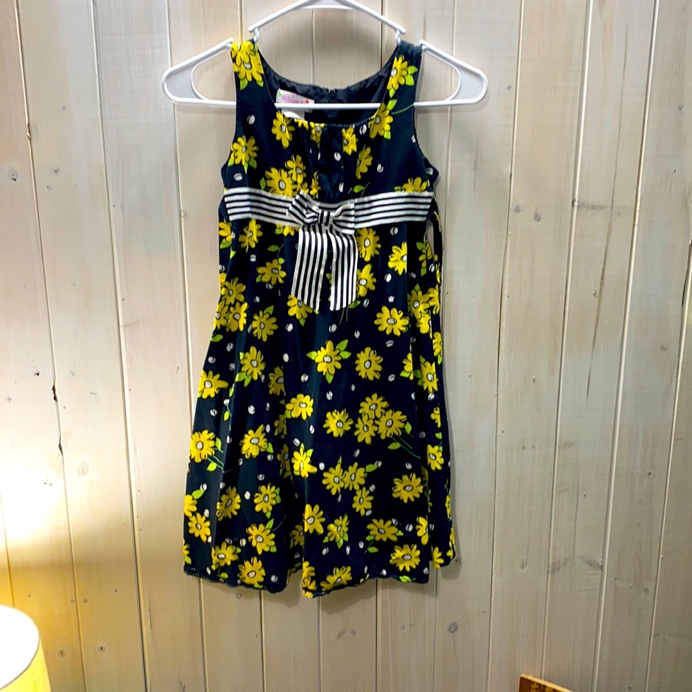 Girls cotton flower dress